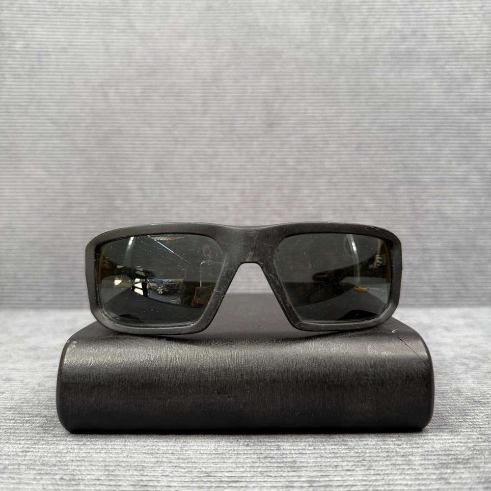Spy Optic McCoy Sunglasses Matte Black Happy Lens 63-17-120 Rectangular Wrap